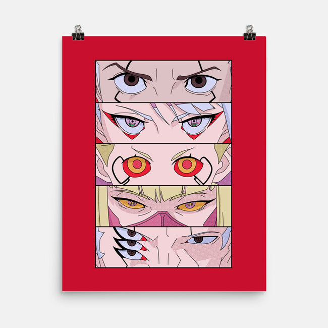 Cyberpunk Eyes-none matte poster-Zody