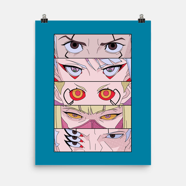 Cyberpunk Eyes-none matte poster-Zody