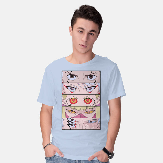 Cyberpunk Eyes-mens basic tee-Zody