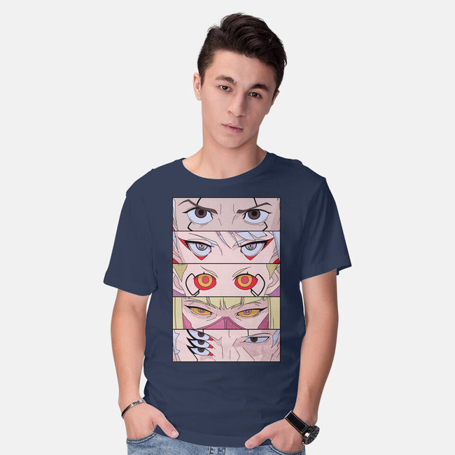 Cyberpunk Eyes-mens basic tee-Zody