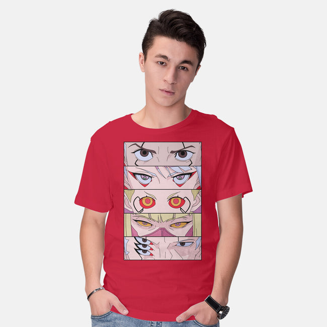 Cyberpunk Eyes-mens basic tee-Zody