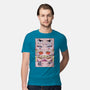 Cyberpunk Eyes-mens premium tee-Zody