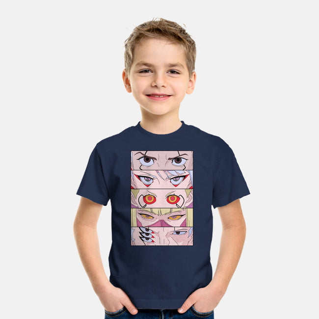 Cyberpunk Eyes-youth basic tee-Zody