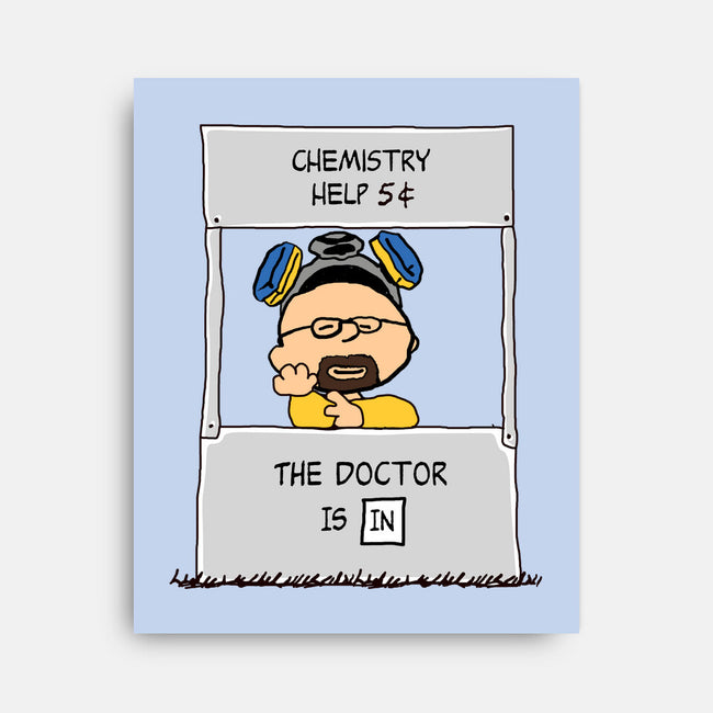 Chemistry Help-none stretched canvas-Melonseta