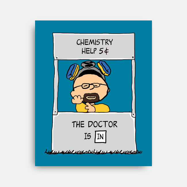 Chemistry Help-none stretched canvas-Melonseta