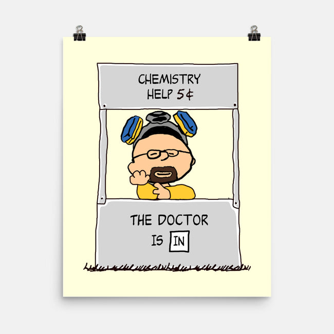 Chemistry Help-none matte poster-Melonseta