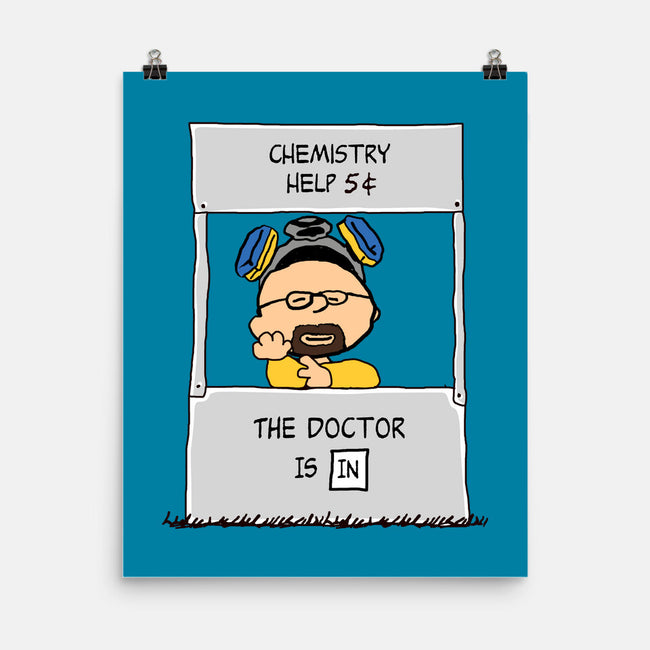 Chemistry Help-none matte poster-Melonseta