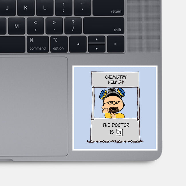 Chemistry Help-none glossy sticker-Melonseta