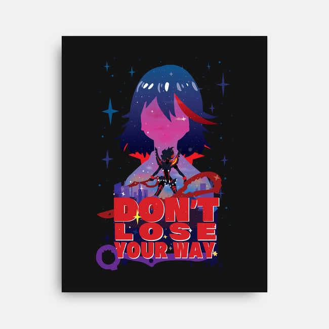 Don't Lose Your Way-none stretched canvas-SwensonaDesigns