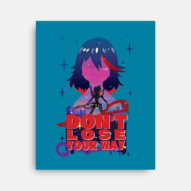 Don't Lose Your Way-none stretched canvas-SwensonaDesigns