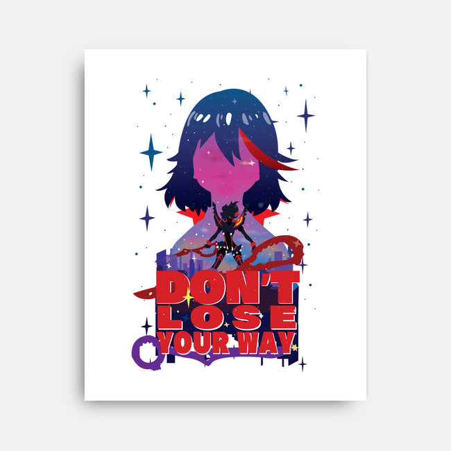 Don't Lose Your Way-none stretched canvas-SwensonaDesigns