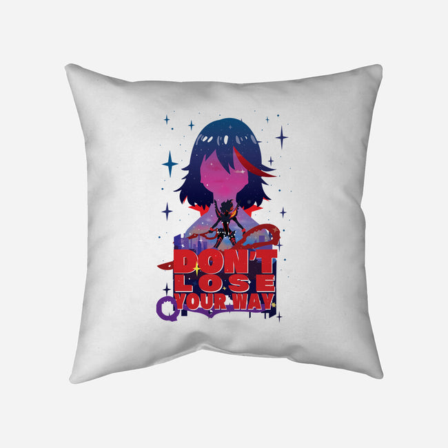 Don't Lose Your Way-none removable cover w insert throw pillow-SwensonaDesigns