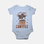 I Want More Cawfee-baby basic onesie-TechraNova