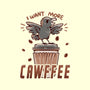 I Want More Cawfee-none fleece blanket-TechraNova