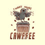 I Want More Cawfee-none glossy sticker-TechraNova