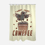 I Want More Cawfee-none polyester shower curtain-TechraNova