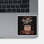 I Want More Cawfee-none glossy sticker-TechraNova
