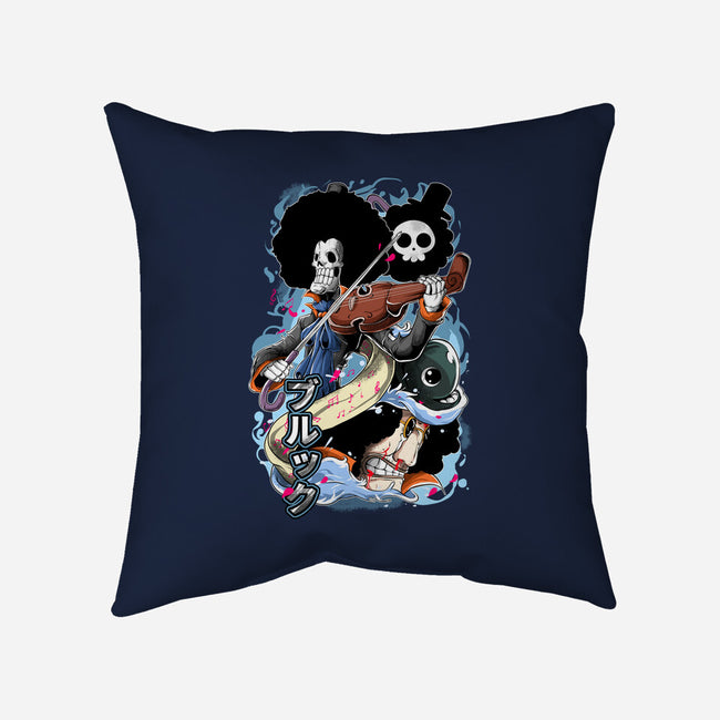 The Great Musician-none removable cover w insert throw pillow-Guilherme magno de oliveira