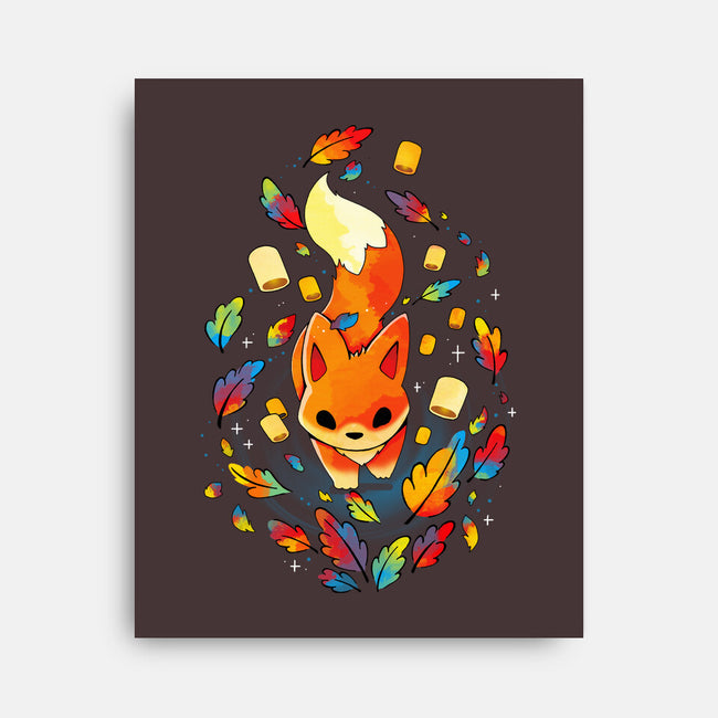 Fox Colors-none stretched canvas-Vallina84