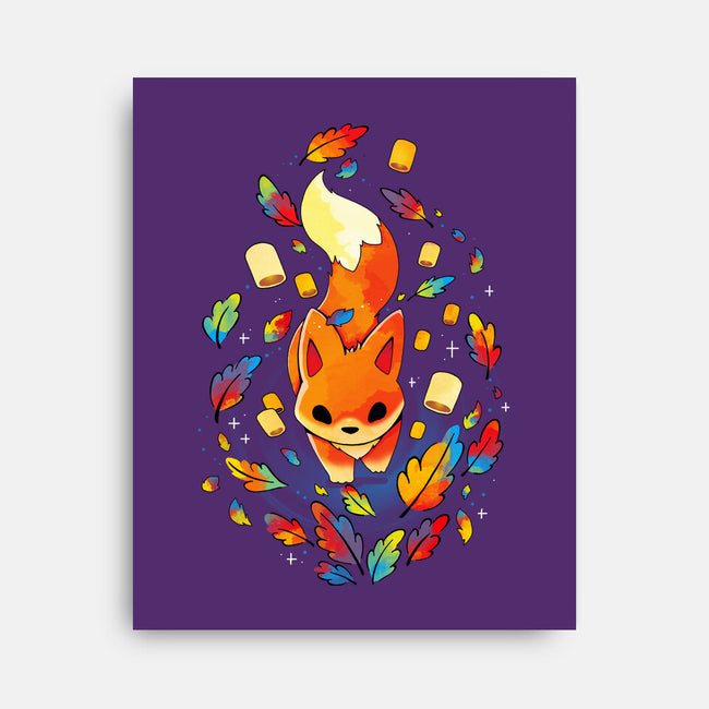 Fox Colors-none stretched canvas-Vallina84