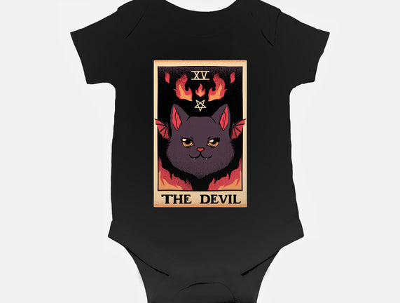 The Devil Cat Tarot Card