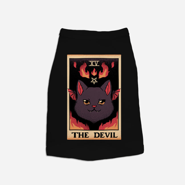 The Devil Cat Tarot Card-cat basic pet tank-tobefonseca
