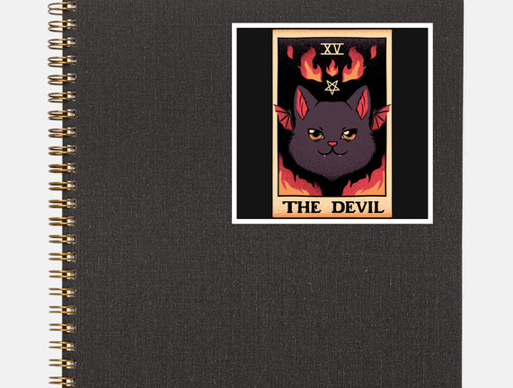 The Devil Cat Tarot Card