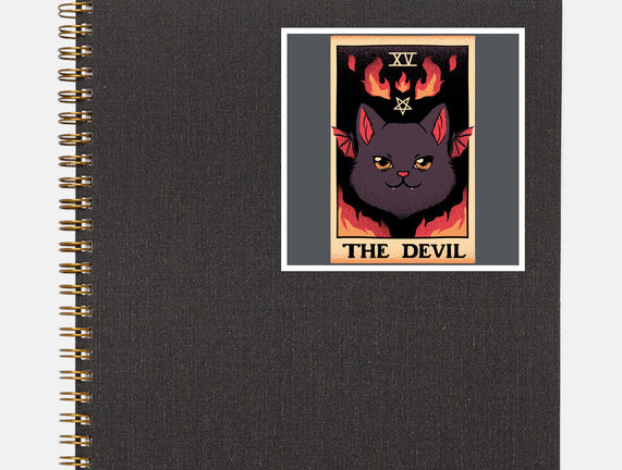 The Devil Cat Tarot Card