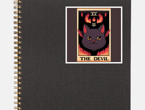 The Devil Cat Tarot Card