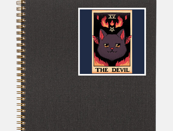 The Devil Cat Tarot Card