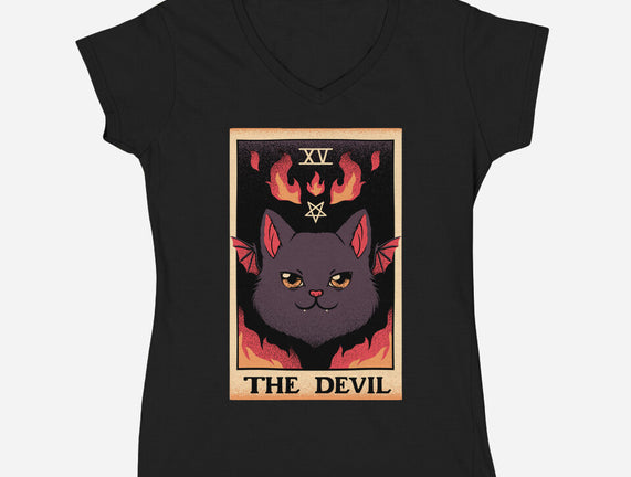 The Devil Cat Tarot Card