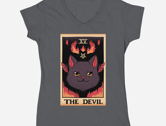 The Devil Cat Tarot Card