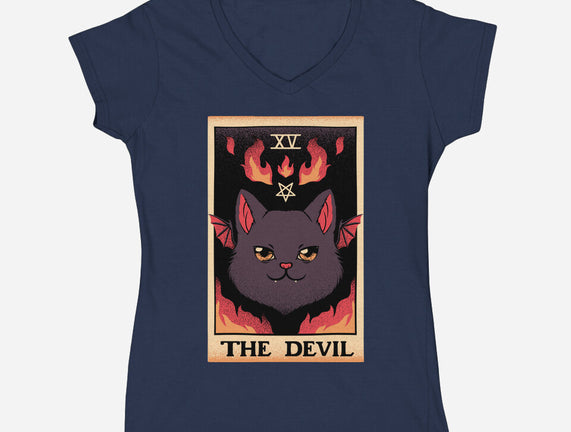 The Devil Cat Tarot Card