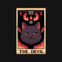 The Devil Cat Tarot Card-unisex baseball tee-tobefonseca