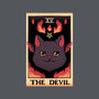 The Devil Cat Tarot Card-none stretched canvas-tobefonseca