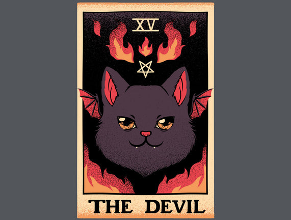 The Devil Cat Tarot Card