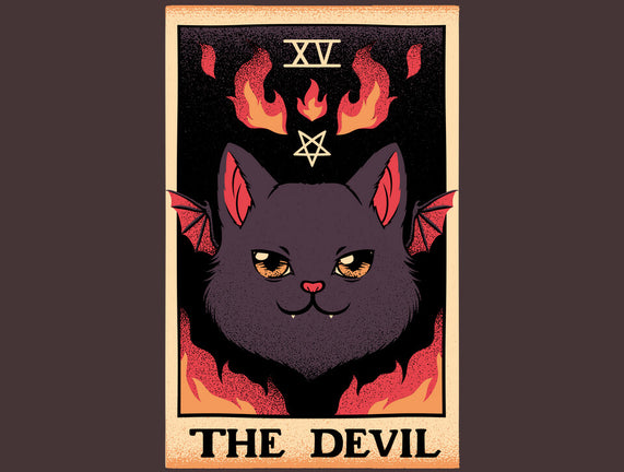 The Devil Cat Tarot Card