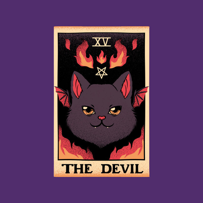 The Devil Cat Tarot Card-youth basic tee-tobefonseca