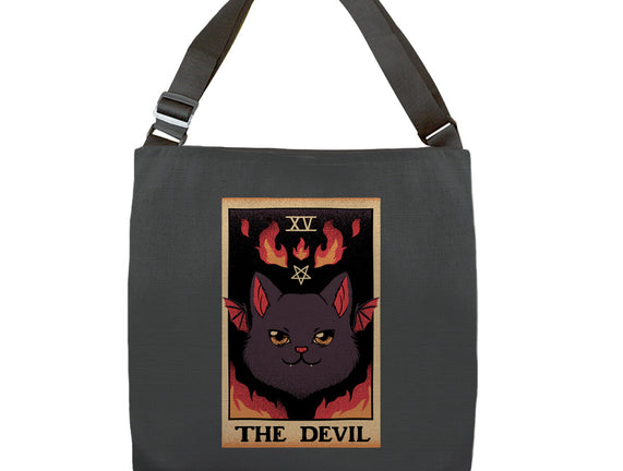 The Devil Cat Tarot Card