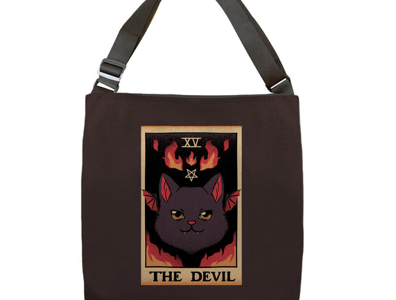 The Devil Cat Tarot Card