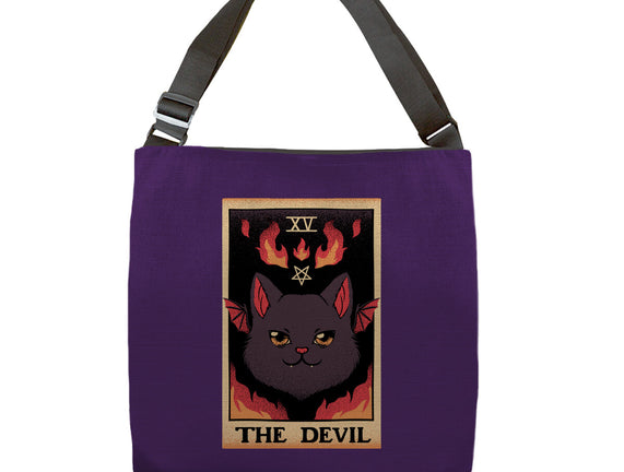 The Devil Cat Tarot Card