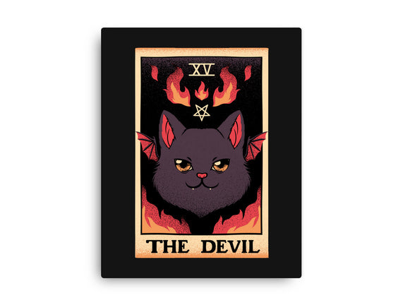 The Devil Cat Tarot Card