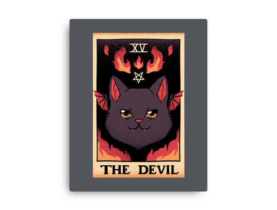 The Devil Cat Tarot Card