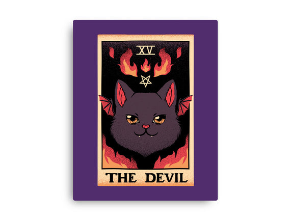 The Devil Cat Tarot Card