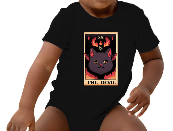 The Devil Cat Tarot Card