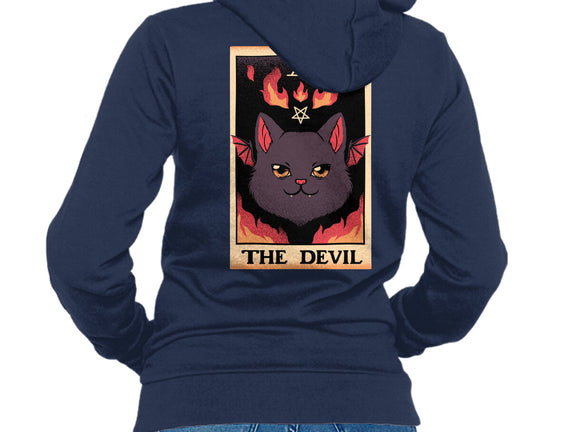 The Devil Cat Tarot Card