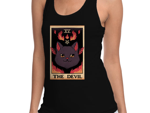 The Devil Cat Tarot Card