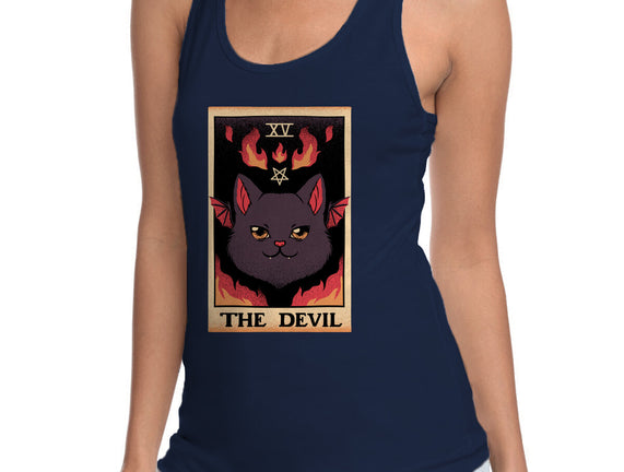 The Devil Cat Tarot Card