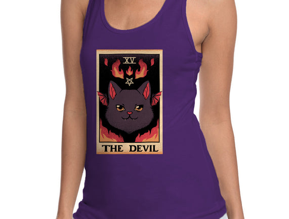 The Devil Cat Tarot Card