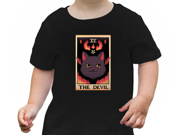 The Devil Cat Tarot Card